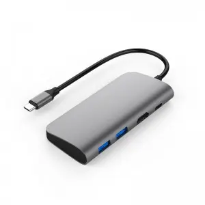 适用于 MacBook/Pro/ Air 的多端口 USB-C SSD 存储集线器
