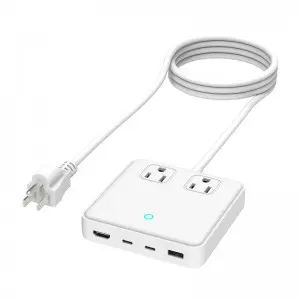 100W 6 端口 USB-C 电源集线器