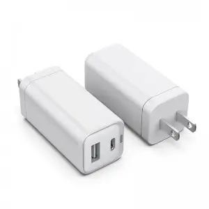 PD / QC 65W 双端口紧凑型快速壁式充电器