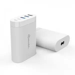 65W GaN 电源适配器 + USB-C 集线器