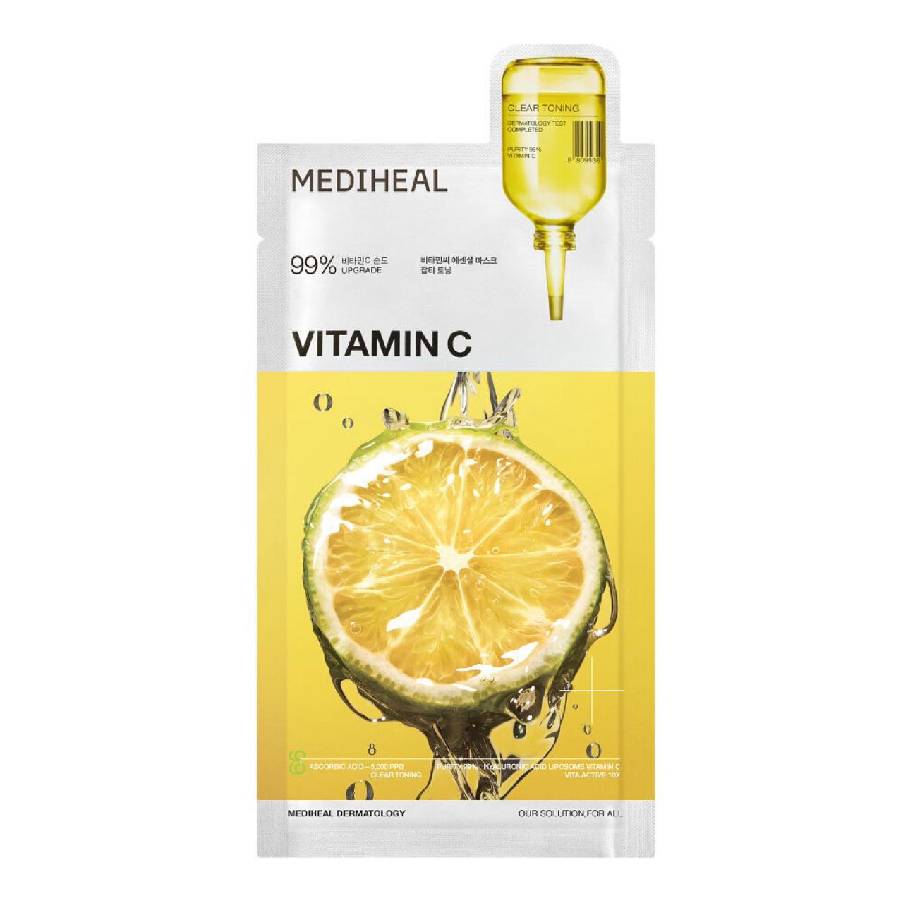 MEDIHEAL Vitamin C Clear Toning Mask