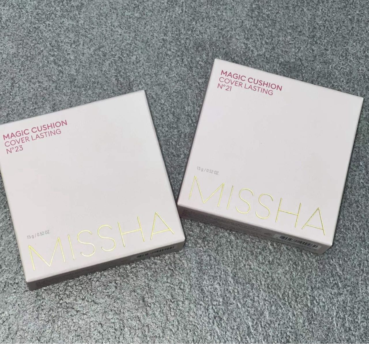 Missha Magic Cushion Cover Lasting (Shades No.21 & No.23)