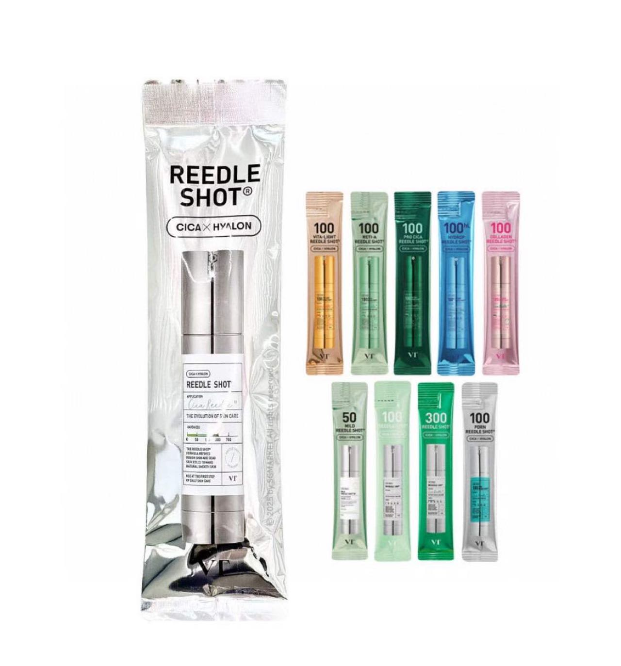 VT Cosmetics Reedle Shot CICA X HYALON Ampoule Collection (Single-use Ampoules)
