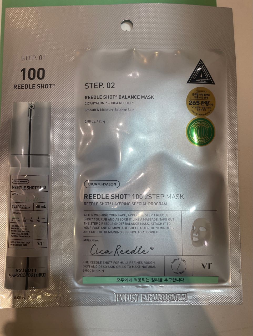 VT Reedle Shot 100 2-Step Hydrogel Mask