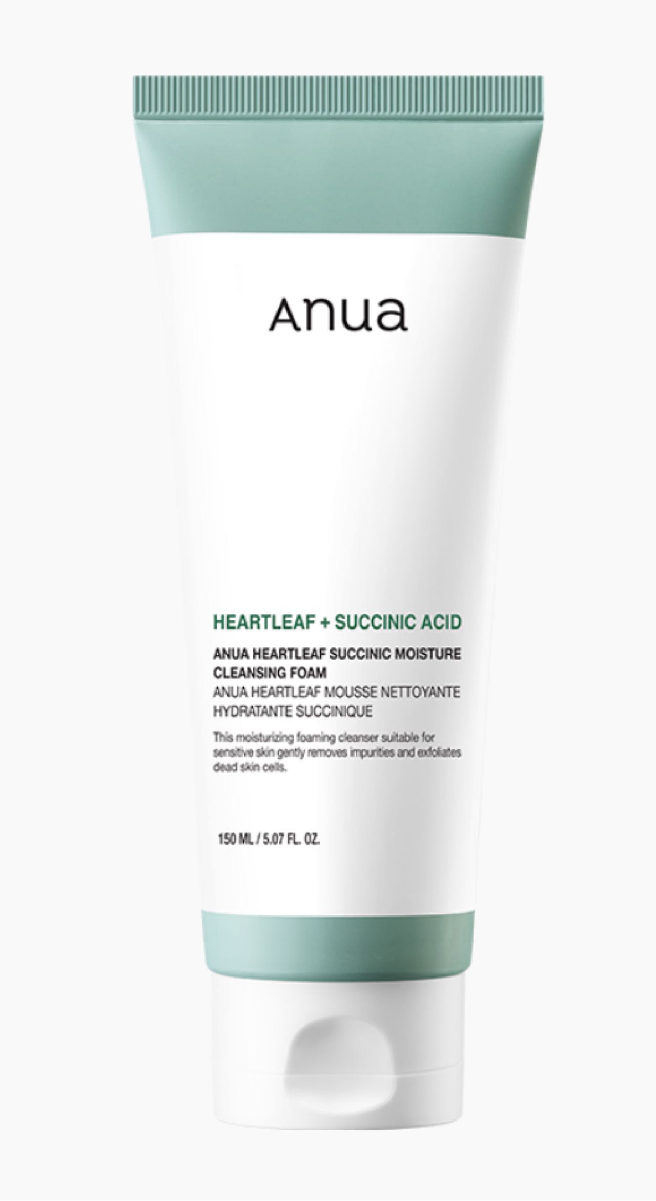 Anua Heartleaf Succinic Moisture Cleansing Foam