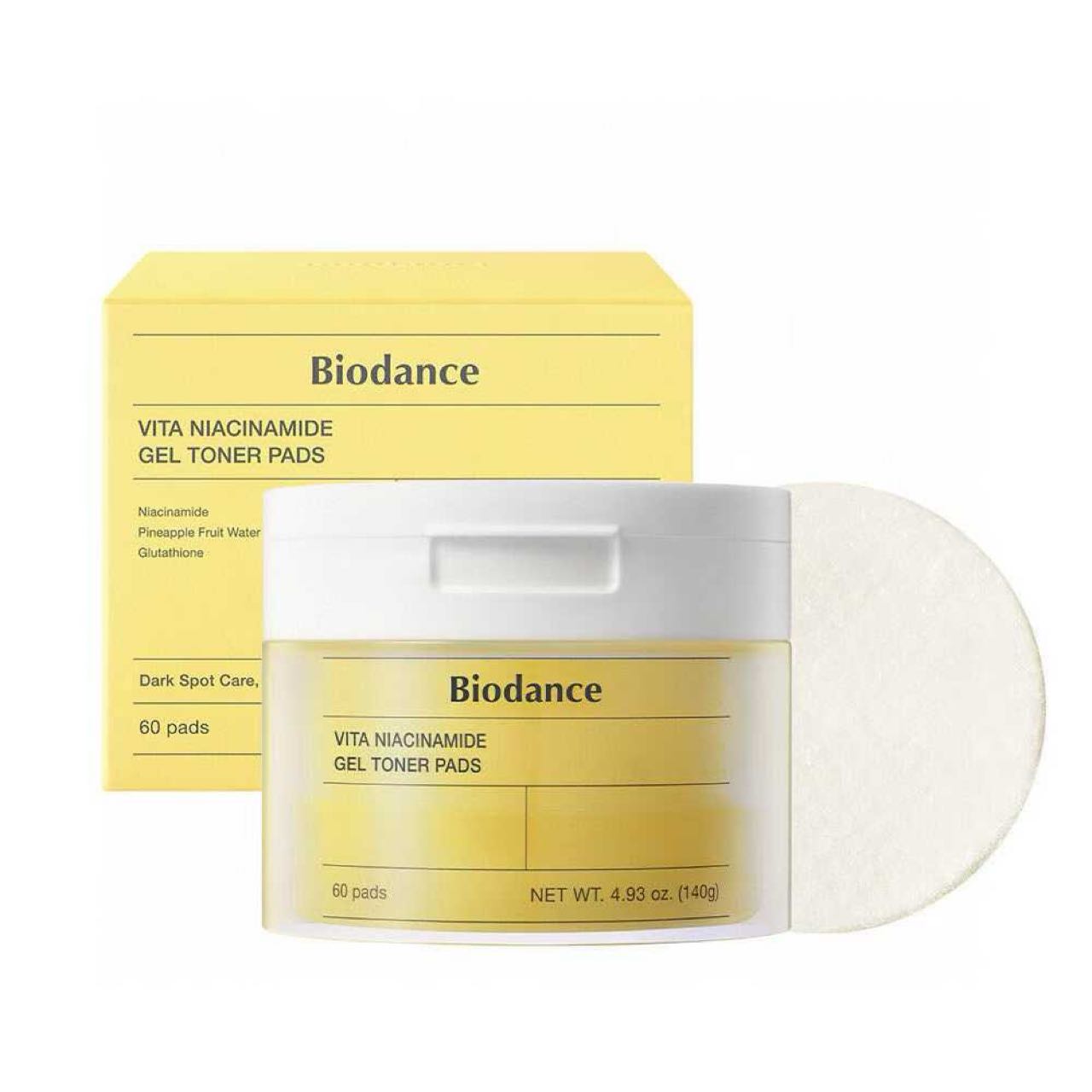 Biodance Vita Niacinamide Gel Toner Pads