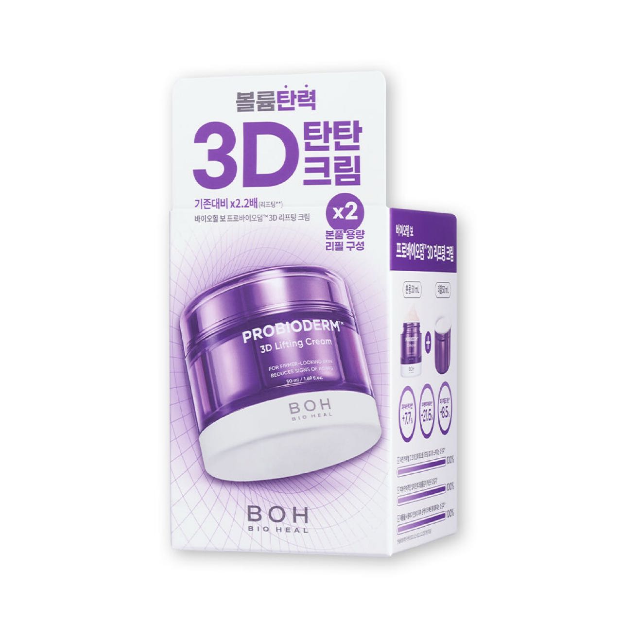 BIO HEAL BOH Probioderm 3D Lifting Cream (Double Value Set)