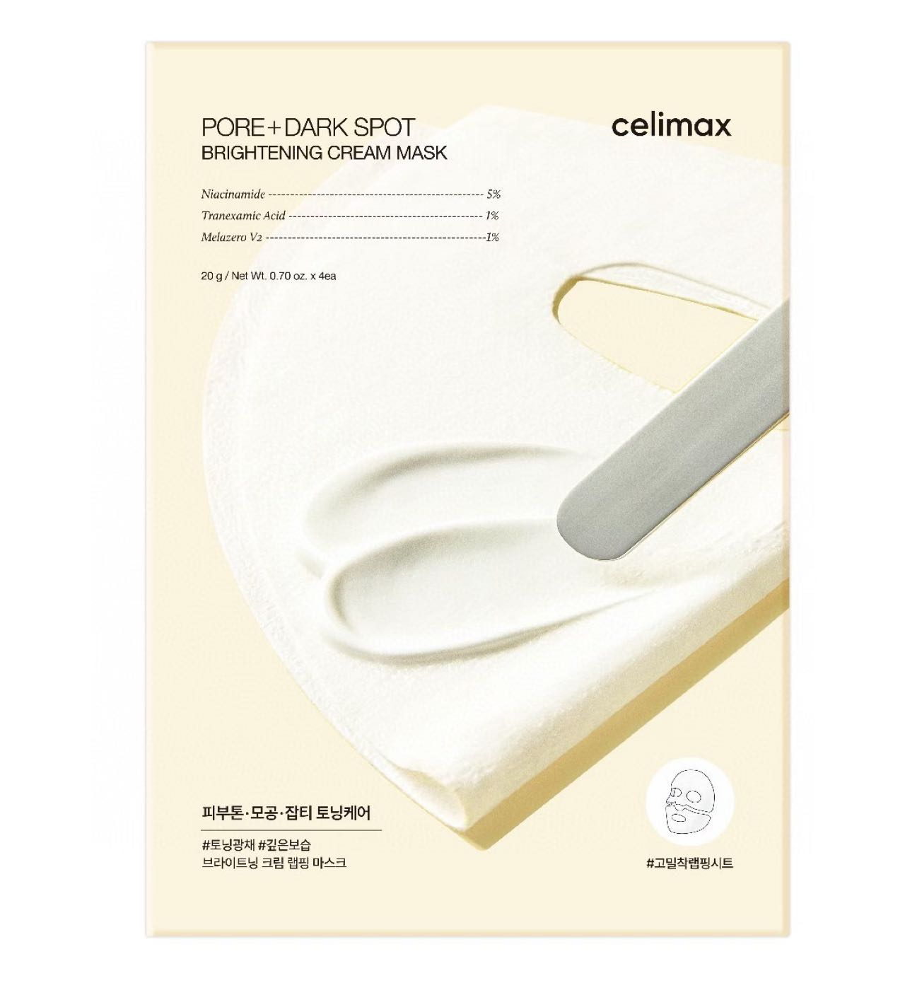 Celimax Pore + Dark Spot Brightening Cream Mask