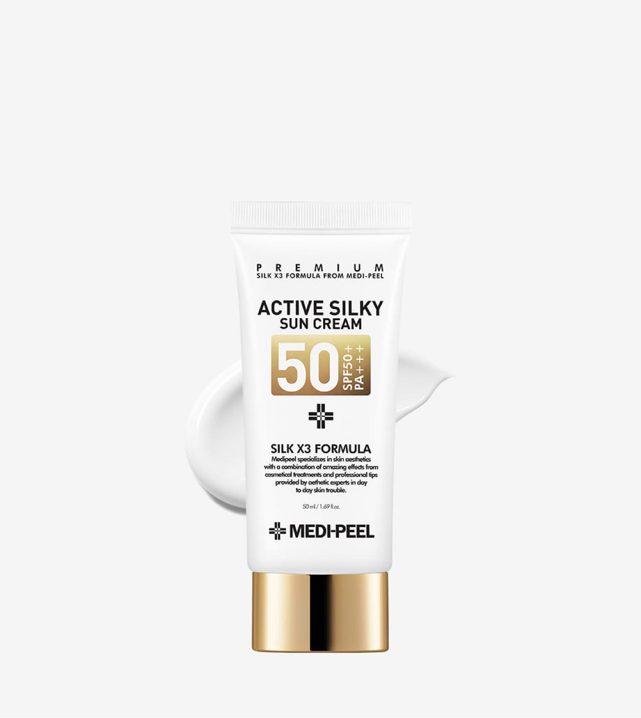 MEDI-PEEL Active Silky Sun Cream SPF50+ PA++++