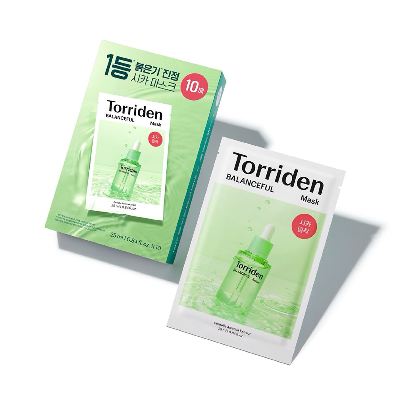 Torriden BALANCEFUL Cica Mask (10-Pack)