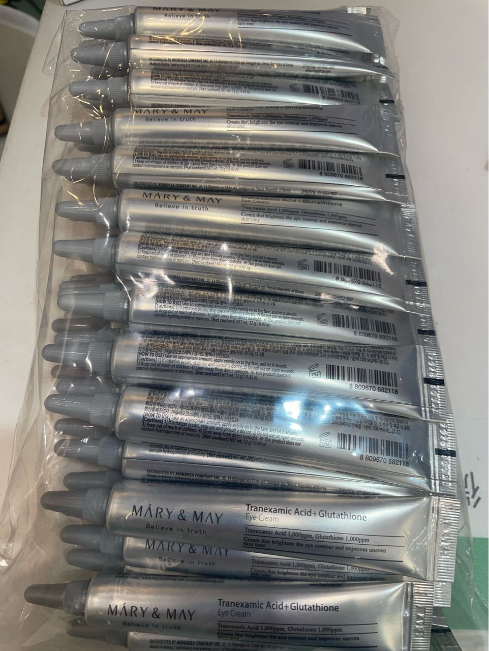 MARY & MAY Tranexamic Acid + Glutathione Eye Cream12g