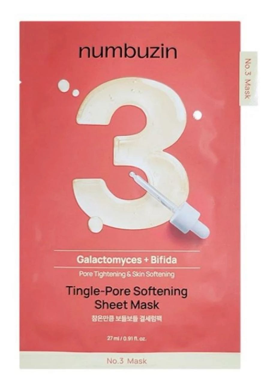 numbuz:n No.3 Tingle-Pore Softening Sheet Mask