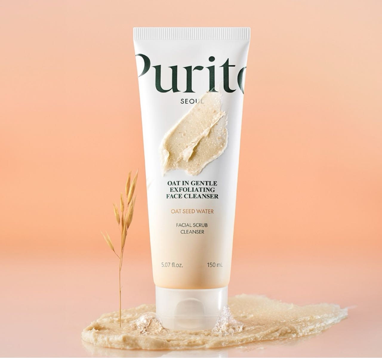 Purito Oat In Gentle Exfoliating Face Cleanser