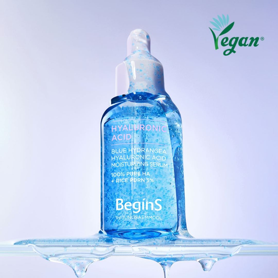 Begins by JUNG SAEMMOOL Blue Hydrangea Hyaluronic Acid Moisturizing Serum